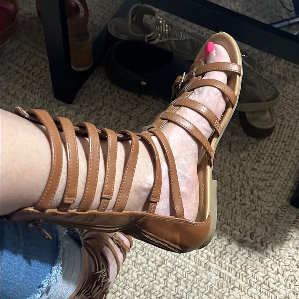 Brown Gladiator Sandals